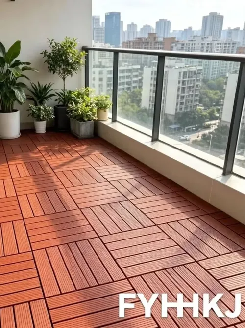 44Pcs Interlocking Plastic Floor Tiles, Anti-Slip Waterproof, Reusable, Indoor Outdoor for Patio Garage Basement Balcony