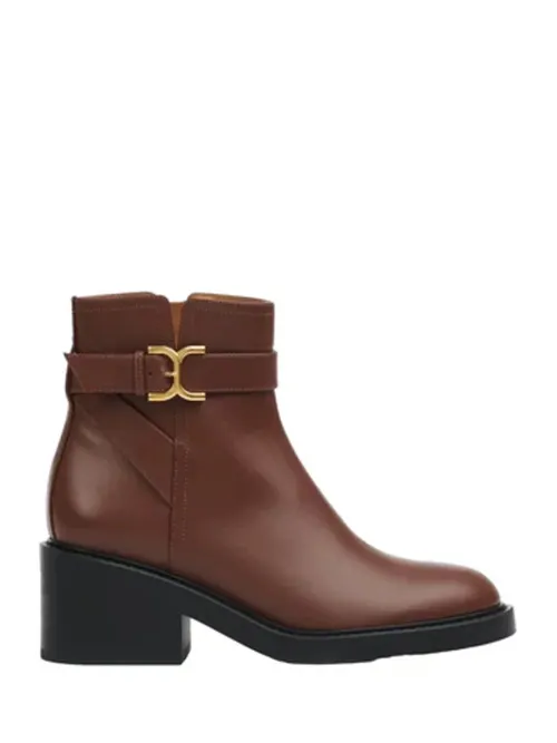 Chloé Ankle Boot — Brown