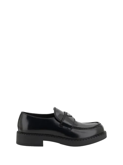 Prada Calf Leather Loafer — Black