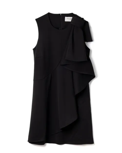 Viktor & Rolf Bow Volant Dress — Black