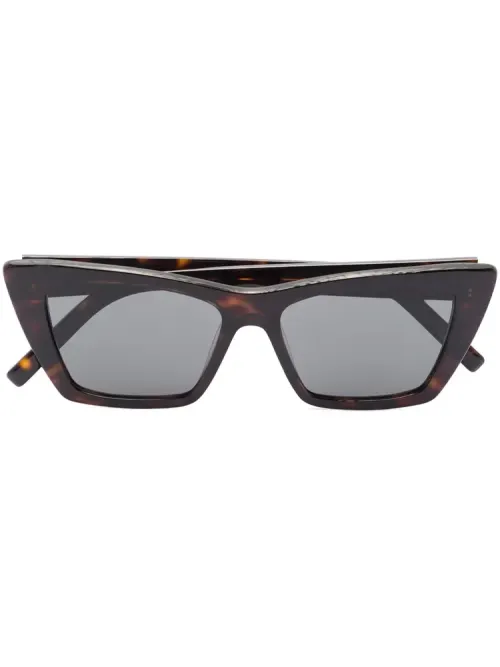 Saint Laurent Eyewear SL276MICA Sunglasses — Brown