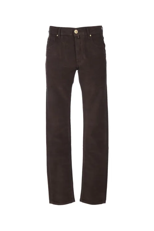Jacob Cohen Trousers — Brown