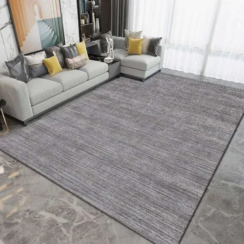 Modern Solid Color Gradation Living Room Carpet Simple Rugs for Bedroom Decor Dirt Resistance Black Floor Mat Large Parlor Rug H260226