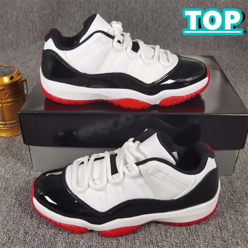 Top Quality 11 11s mens basketball shoes designer shoe with box low Year of the Snake 72-10 cherry rare Legend Blue Concord bred low 72-10 men women sneakers trainers