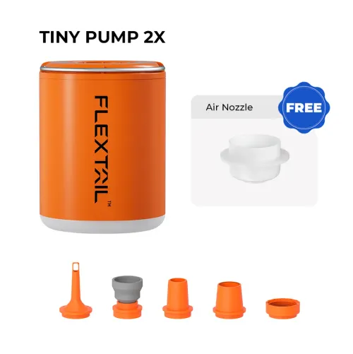 Adaptor for Foam Camping Mattress - Air Nozzle with Pump