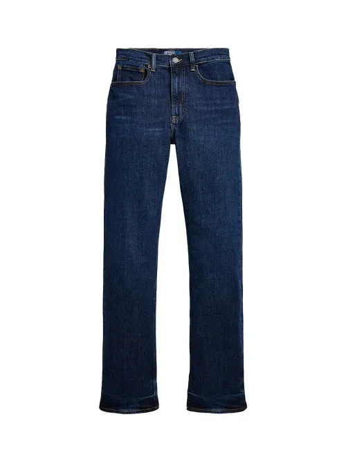 Ralph Lauren Straight-Leg Denim Jeans — Blue