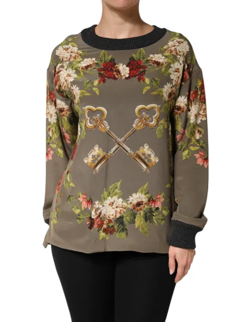 Dolce & Gabbana Enchanted Sicily Sweater — Brown