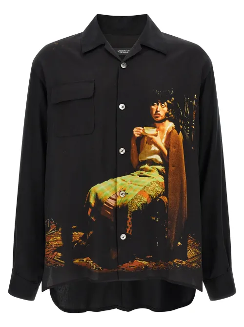 Undercover Cindy Sherman Graphic Shirt — Black