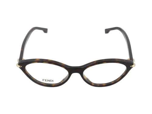 Maison Fendi FE50126I Tortoiseshell Cat-Eye Eyeglasses — Tortoiseshell
