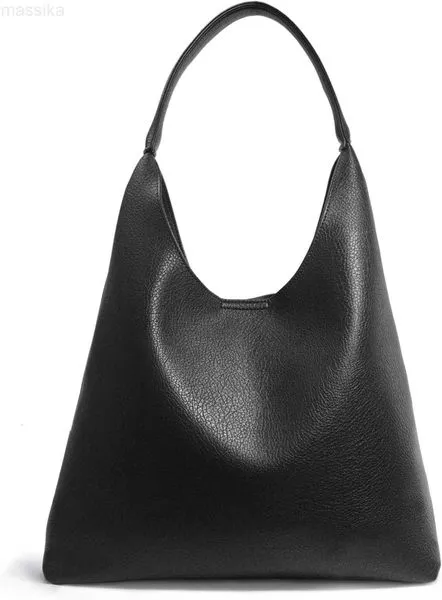 Hobo Bag for Women Soft Vegan Leather Shoulder Handbag Slouchy Tote Purses M250913