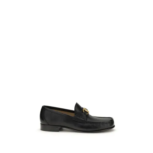 Valentino Garavani VLogo Calf Leather Loafer — Black