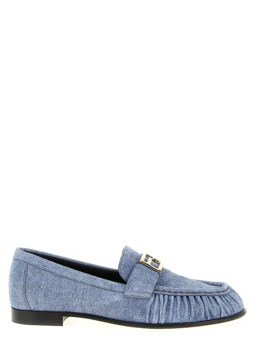 Fendi Baguette Loafer — Blue