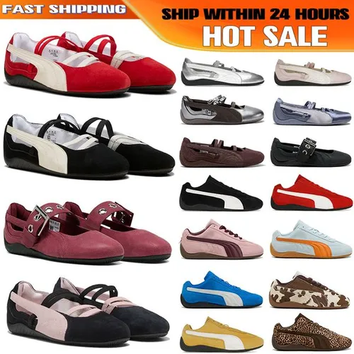 Designer Shoes Mary Jane shoe women Speedcats Sneaker Ballet flats suede ballerinas sneakers Black Lace Germany men womens outdoor sports Trainers