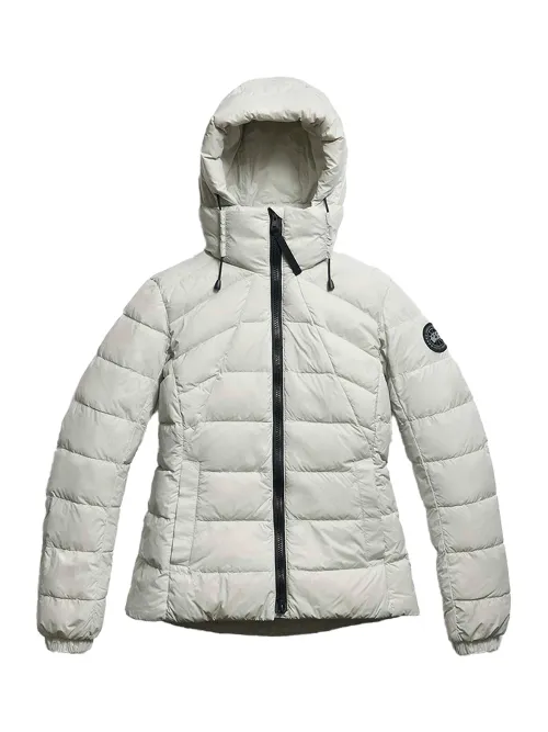 Canada Goose Abbott Hoody Down Jacket — White