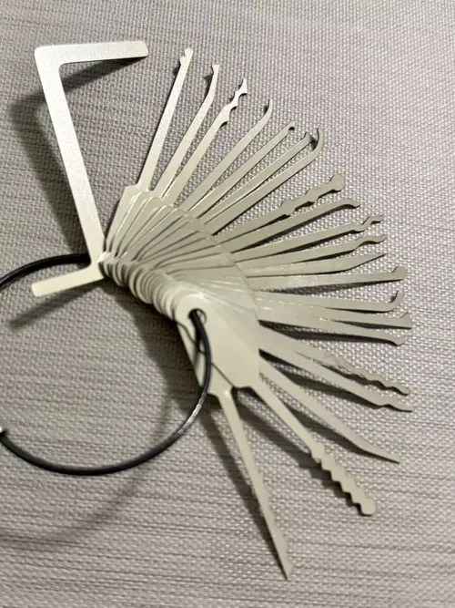 22 in 1 Universal Lock Key Set For PadLock Repairing Tools Locksmith Training Tools