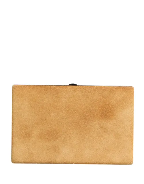 Dolce & Gabbana Calf Leather Clutch — Beige