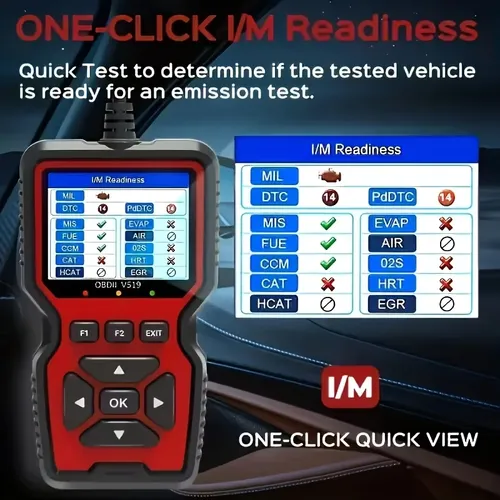 V519 OBD2 Scanner Handheld Auto Fault Diagnostic Tester Live Data Battery Test OBDII Car Engine Inspection Scan Tool