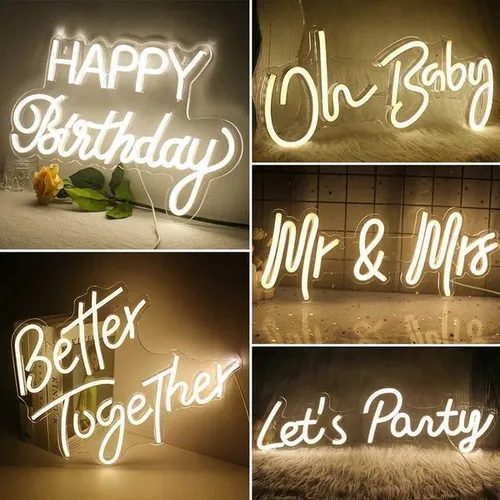 Better Together Neon Sign LED Light Home Art Wedding Bar Bedroom Aesthetic Room Birthday Party Clue Wall Decor Gift XJ250602