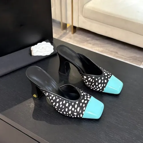 10A Designers Shoes Dress Sandals Luxury real Leather flat top sandals Medium high heels Chunky heels shoes Bridal Wedding Party Womens Sexy Sandals 35-41 With box