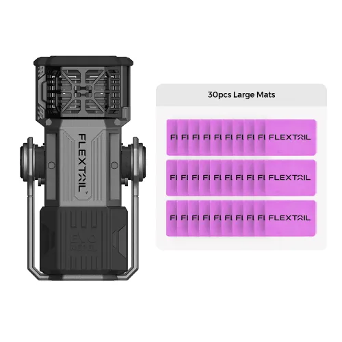 EVO REPELLER - 3-in-1 Outdoor Mosquito Repeller Lantern - Repeller+30pcs Large Mats / Black