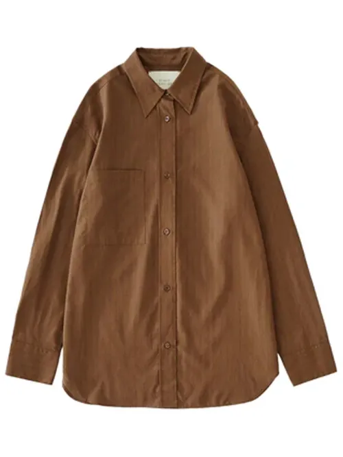Studio Nicholson Leto Shirt — Brown