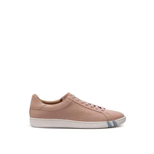 Bally Leather Low-Top Sneaker — Pink