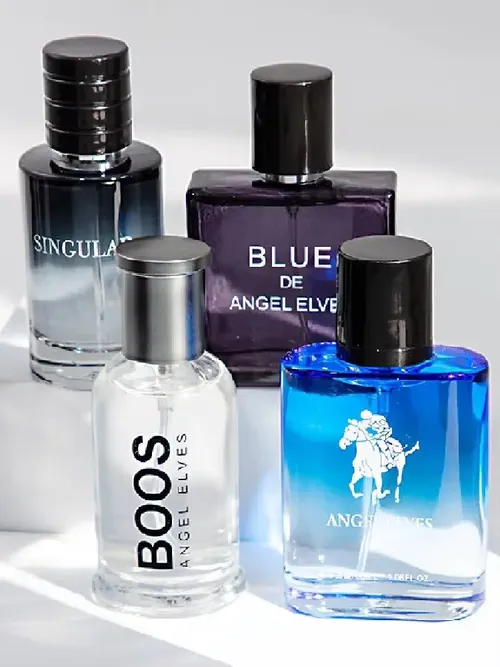 4 Pcs Luxury Men Cologne Gift Set - 4 X 30ml Bottles of Premium Vanilla & Cologne Scented Pheromone Perfume for Men - Long Lasting