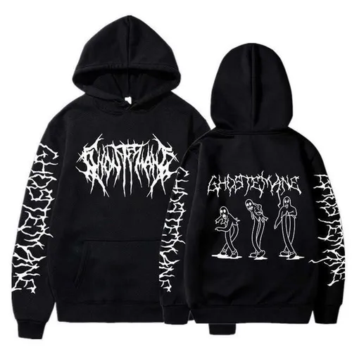 Men's Hoodies Sweatshirts Mens Fashion Long Sleve Zipper Hoodie Darkthrone Bathory Hoodie Sportswear Harajuku T-shirt Pattern Zipper Hoodie H241015