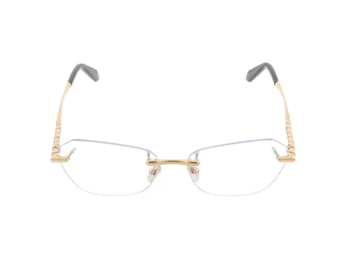 Bulgari BV50070U Rimless Metal Eyeglasses — Gold