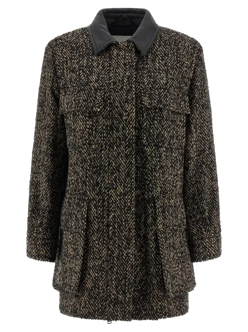 Max Mara Virgin Wool Tweed Jacket — Multicolor