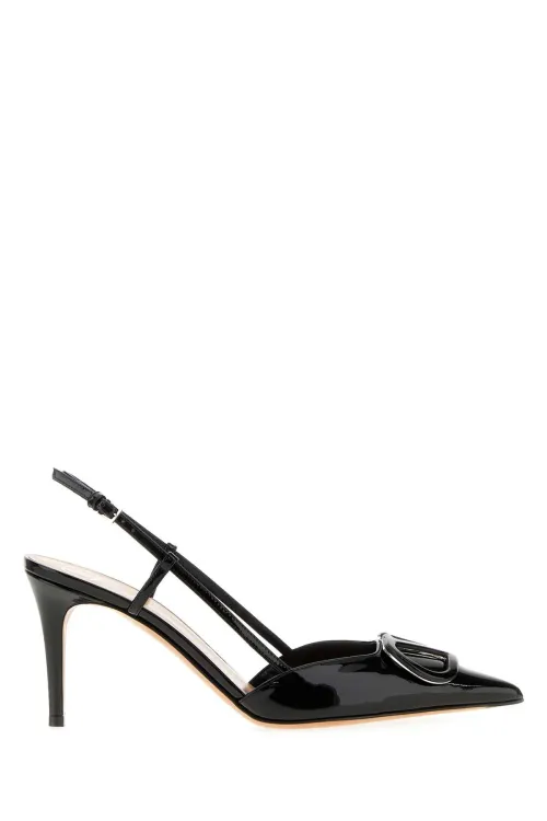 Valentino Garavani Back Slingback Pumps — Black