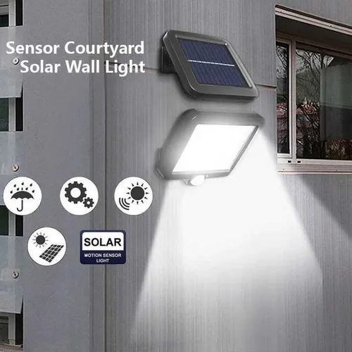 120COB Solar Street Light Motion Sensor Solar Light with 5m Extension Cord Indoor and Outdoor Lighting Wall Light SpotlightXJ250624