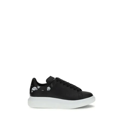 Alexander McQueen Calf Leather Chunky Sneaker — Black