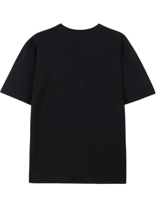 DRAMATIC 1pc Women' S Fashion Print Round Neck Short Sleeve T Shirt Casual and Comfortable for Daily Wear Trendy Print Combine