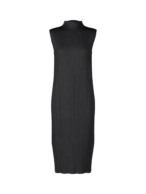 Issey Miyake Pleats Please Dress — Black