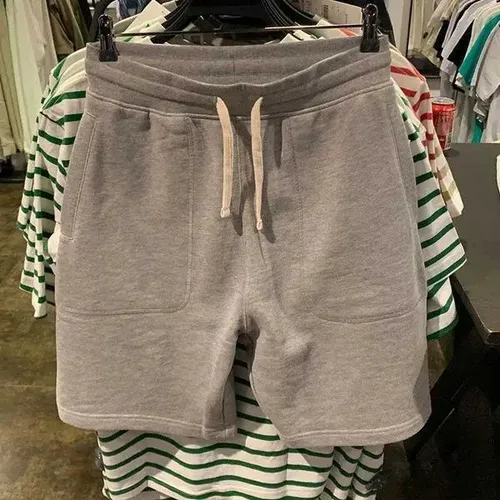 Summer Running Shorts for Men Casual Jogging Sport Short Pants Solid Color Drawstring Loose Dry Gym Sports Shorts Men Shorts W250718