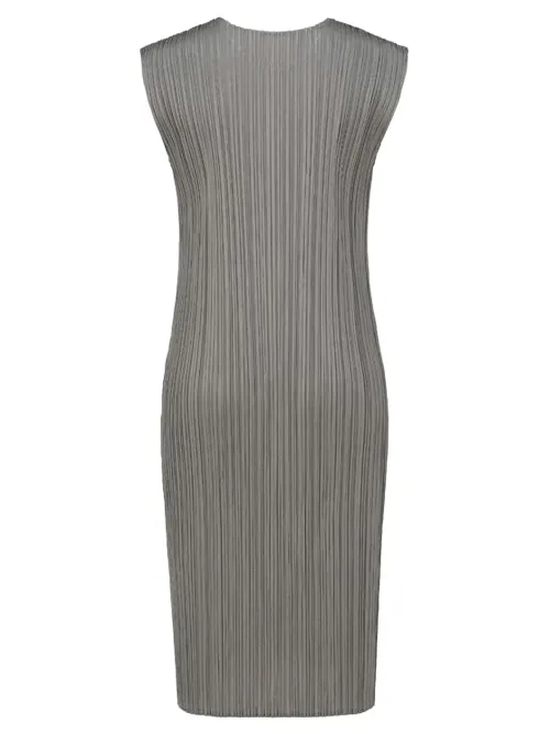 Issey Miyake Pleats Please Dress — Gray