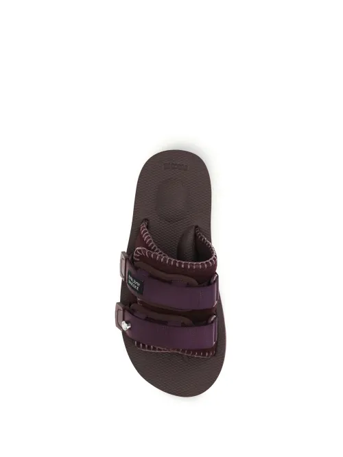 Forte Forte Double-Strap Sandal — Purple