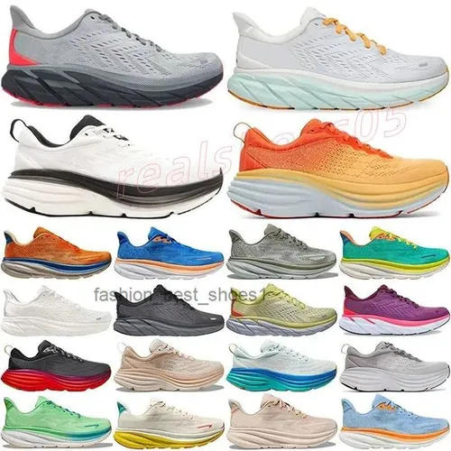 Hokaswomen 10 Womens Mens Clifton 9 Casual Bondi 2 Shoes Sports Black White Carbon X 2 People Designer Athletic 8 Women Outdoor White Big Size