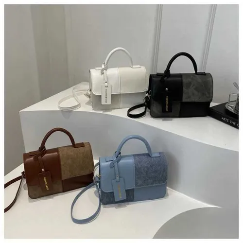 New Fashion Commuter Messenger Bag Small Square Bag High Value Shoulder Bag Niche Design Portable Small Bag for WomenXJ250425