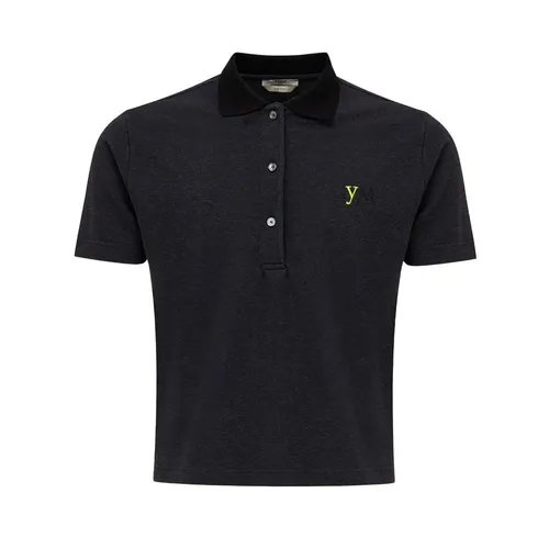 Fendi Logo-Embroidered Cotton Polo Shirt — Black