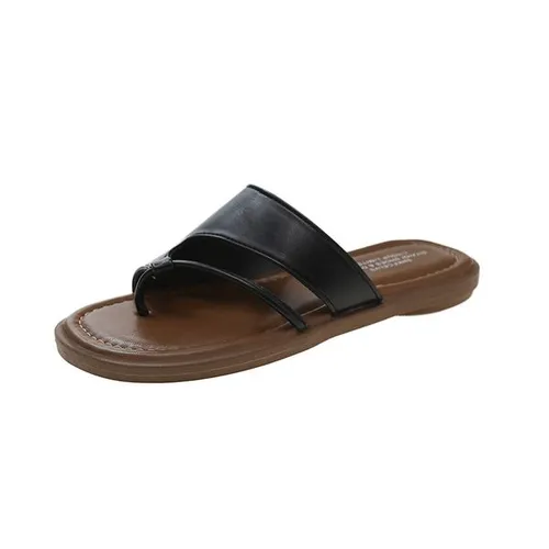 S59 Elegant Casual Flip Flops for Her Stylish Niche Summer Shoes Featuring Secure Toe Straps