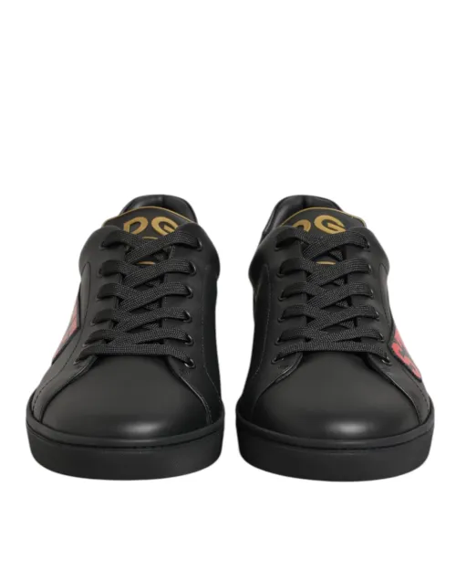 Dolce & Gabbana Street Life Lace-Up Sneaker — Black