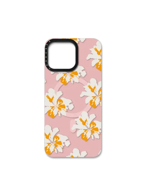 Hibiscus Blush - iPhone 15 / Back Cover (Requires CASECESS Base Case for use)
