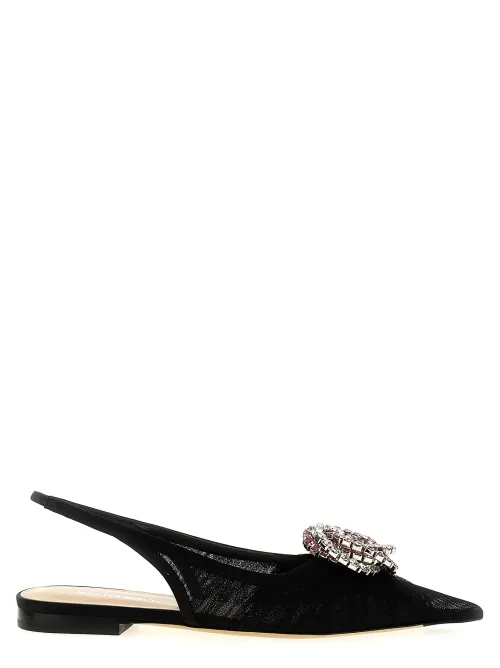 Mach & Mach Galaxy Ballet Flat — Black