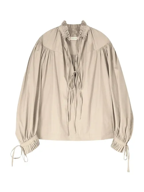 Dries Van Noten Catya Shirt — Beige