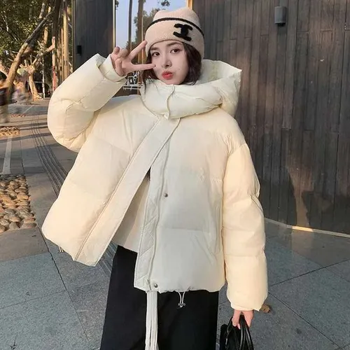 New Down Cotton-padded Clothes Womens Winter Short Thickened Fashion Cotton-padded Clothes Version Loose Cotton-padded JacketT251105