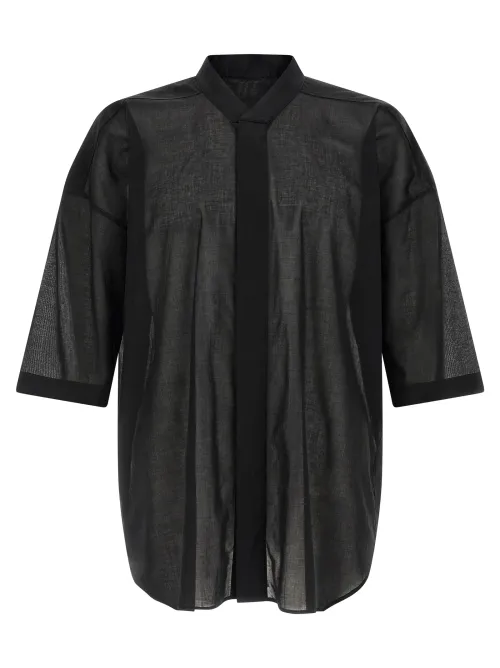 Rick Owens Jumbo Faun Shirt — Black