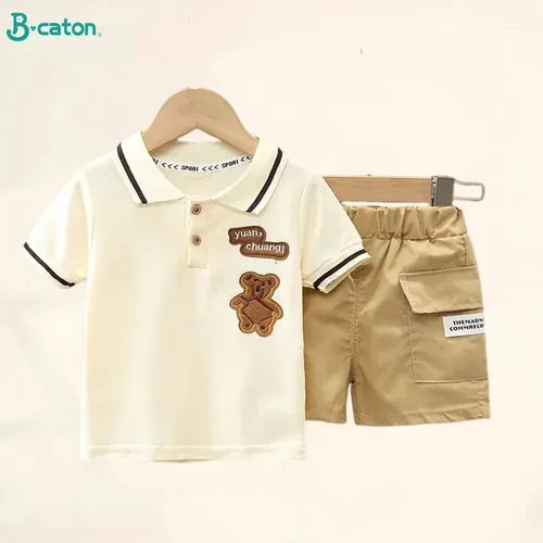 Children Clothing Mother Kids Clothes Children's Sets Boys T-shirt Shorts Summer Cotton Short Sleeve Fashion Suit 2PCS