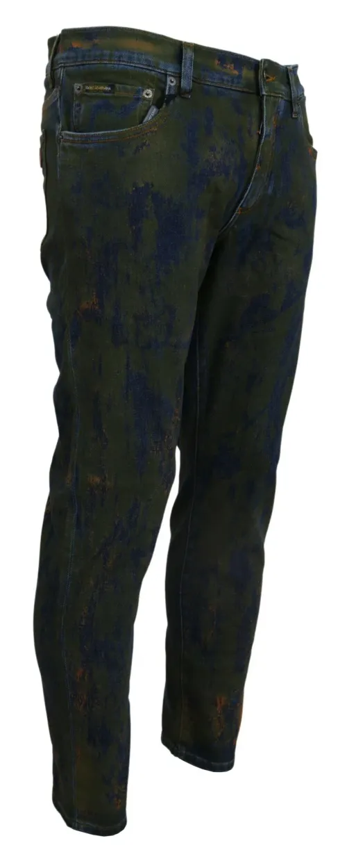 Dolce & Gabbana Skinny Denim Jeans — Green